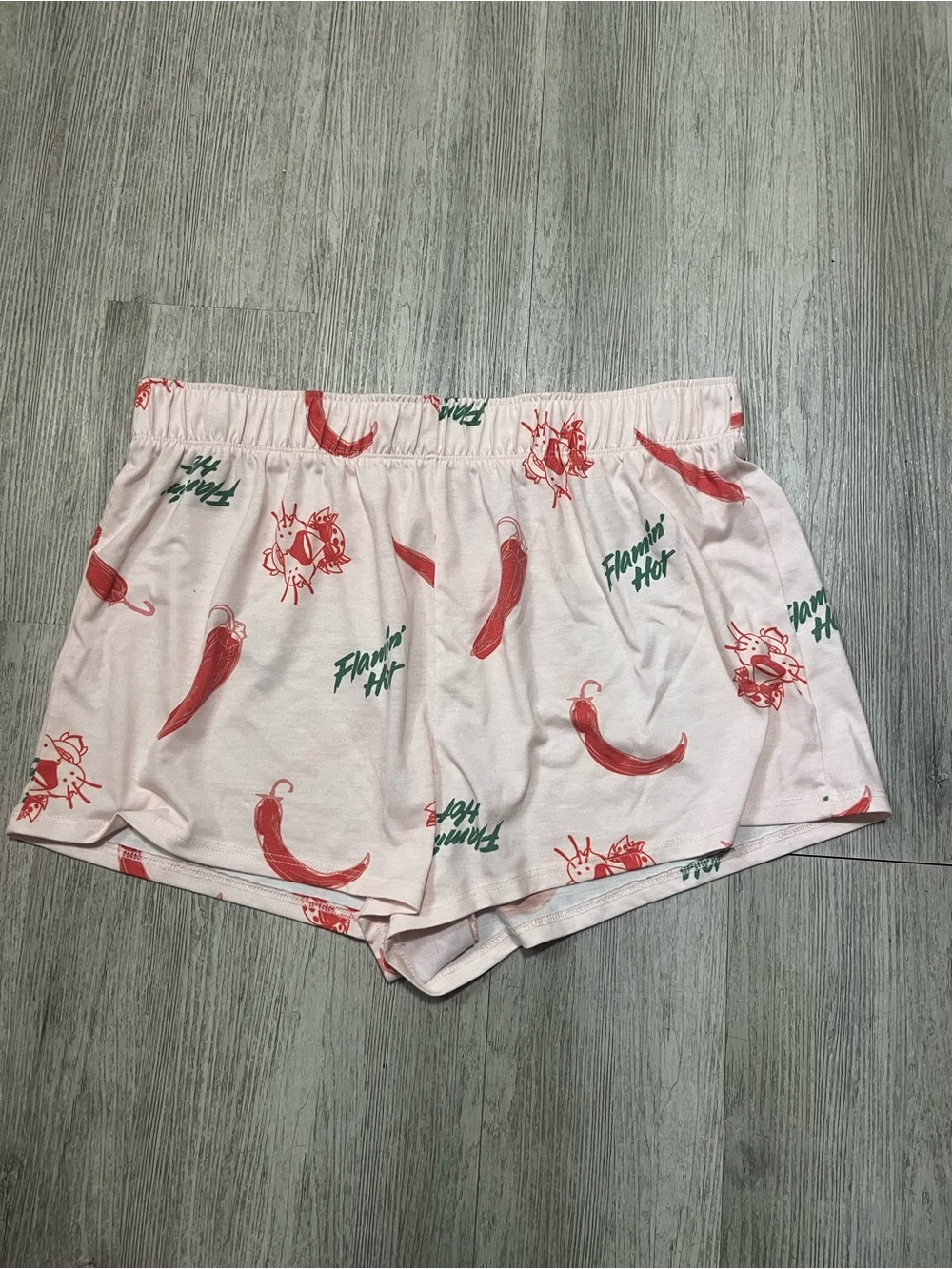Flamin Hot Cheetos Shorts chili pepper women’s XL